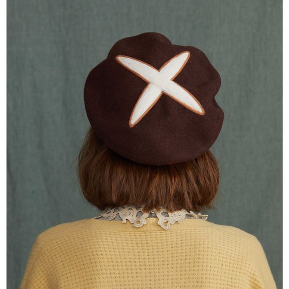 Designer Painter Hat | 100% Handmade Wool Felt - Picture 3 of 7